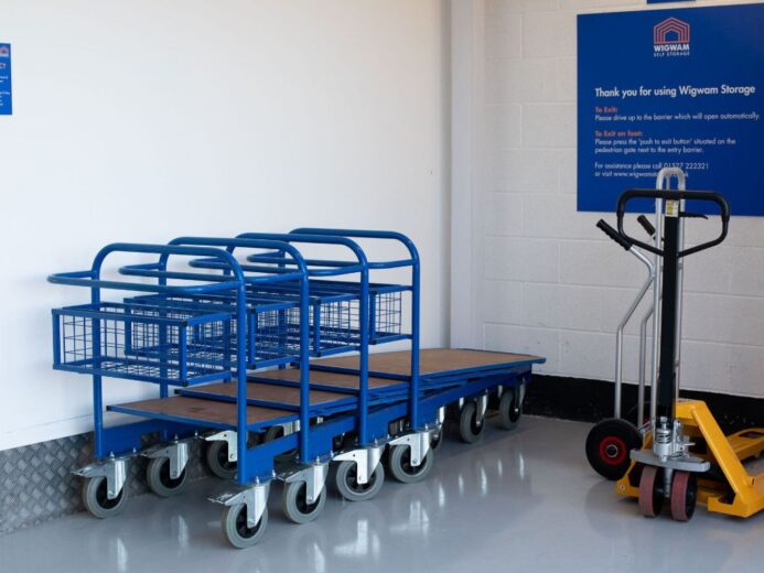 Wigwam Leatherhead Self Storage Drive Trolley Lockers