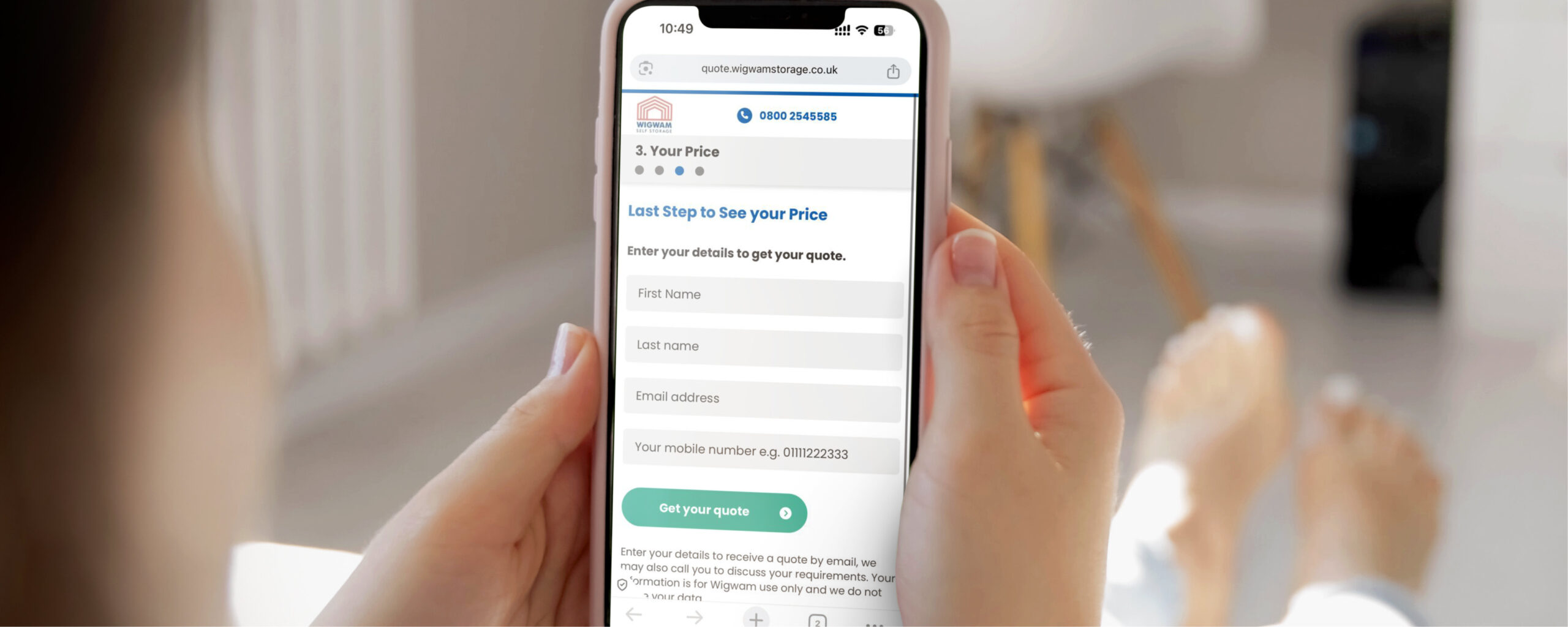 Online quote tool