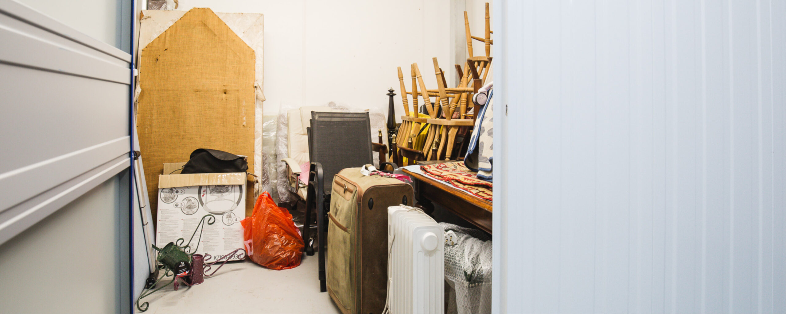 Messy storage room