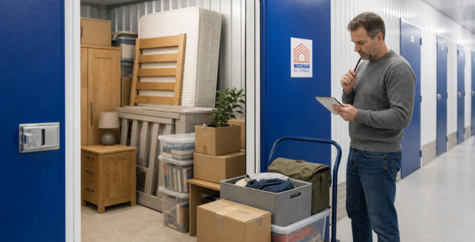 Student Summer Self Storage What Fits In The Smallest Unit