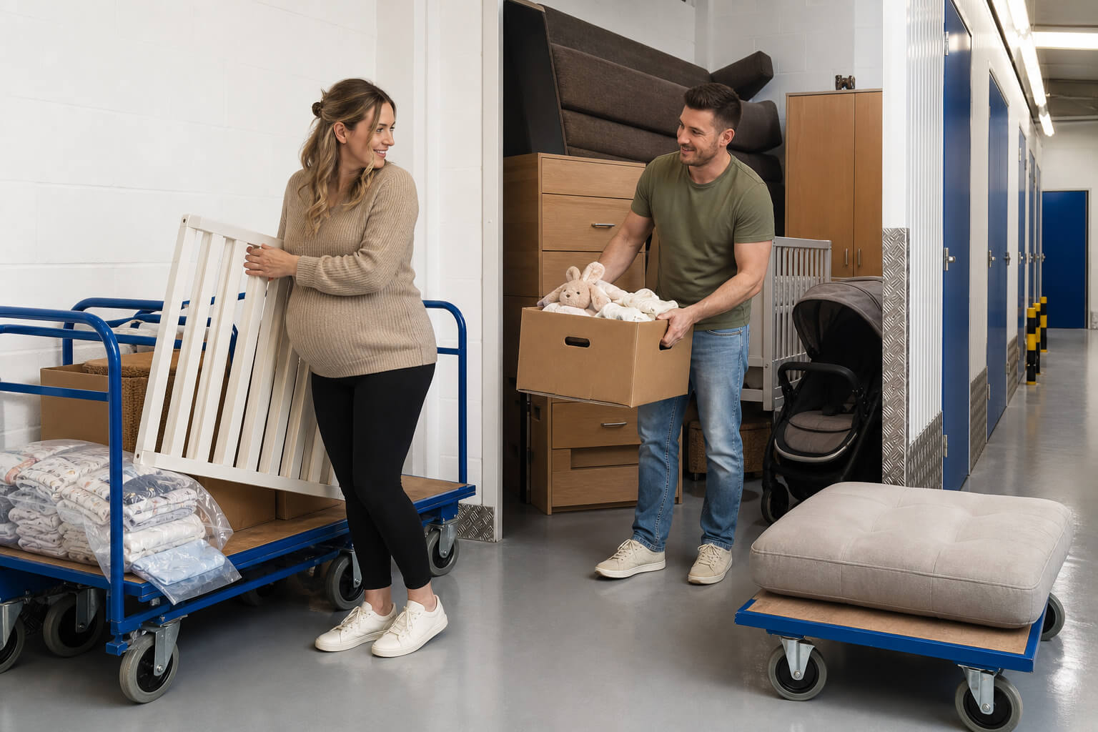 Storing Baby Gear In Self Storage Between Children